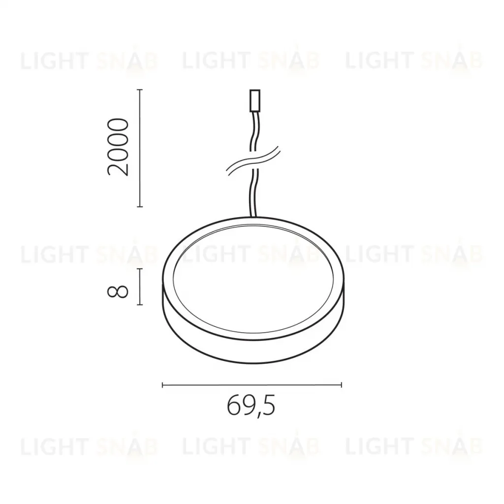 Комплект со светильником Lightstar Mobiled 12V 9W 585LM 036330-3 (036330-3+412036+036003) 036330-3