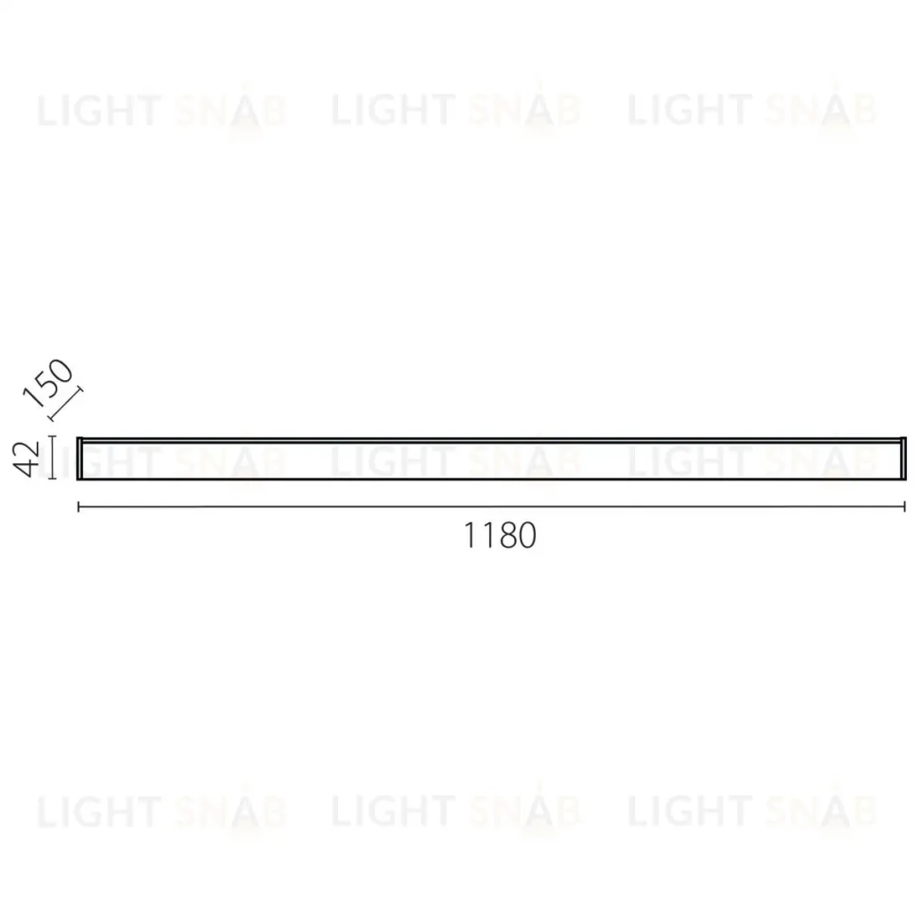 Линейный светильник Lightstar Trito Base 457467 457467
