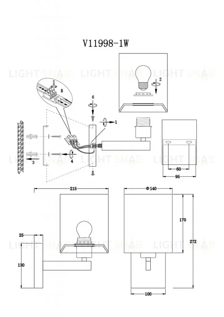 Бра Moderli Виола V11998-1W V11998-1W