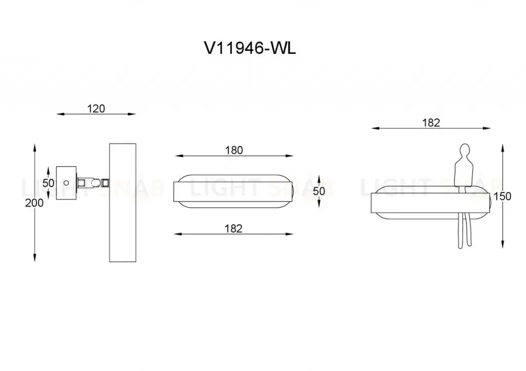 Настенный светильник Moderli Harvey V11946-WL V11946-WL