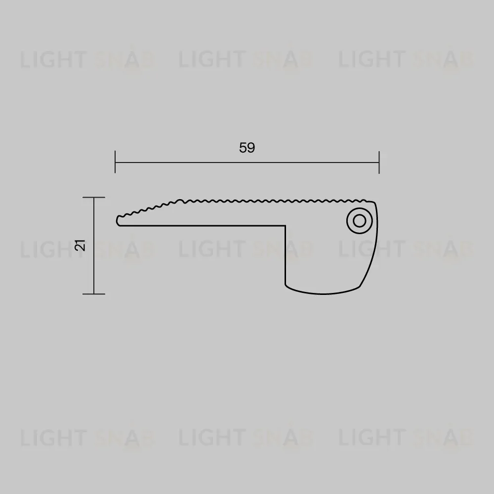 Комплект заглушек (для профиля ALM-5920-S-2M) 2 шт. Maytoni Led Strip ALM-5920-S-EC 642090 642090
