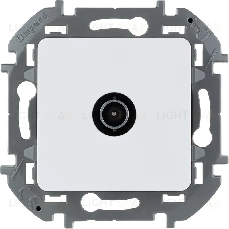 Розетка TV - «звезда» - 2 дБ - 0-2400 мГц. Legrand/Daccord INSPIRIA 673850 673850