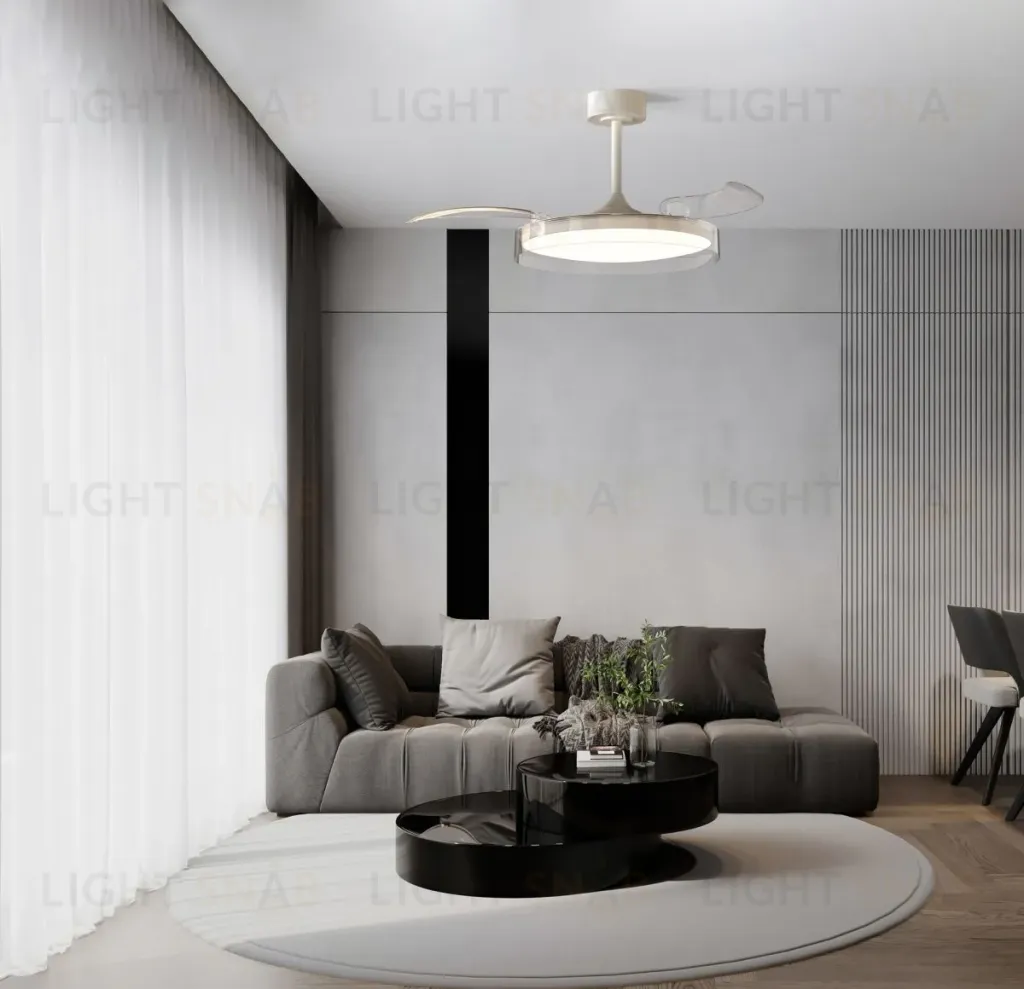 Люстра-вентилятор Mantra Glass Fan 9525 9525