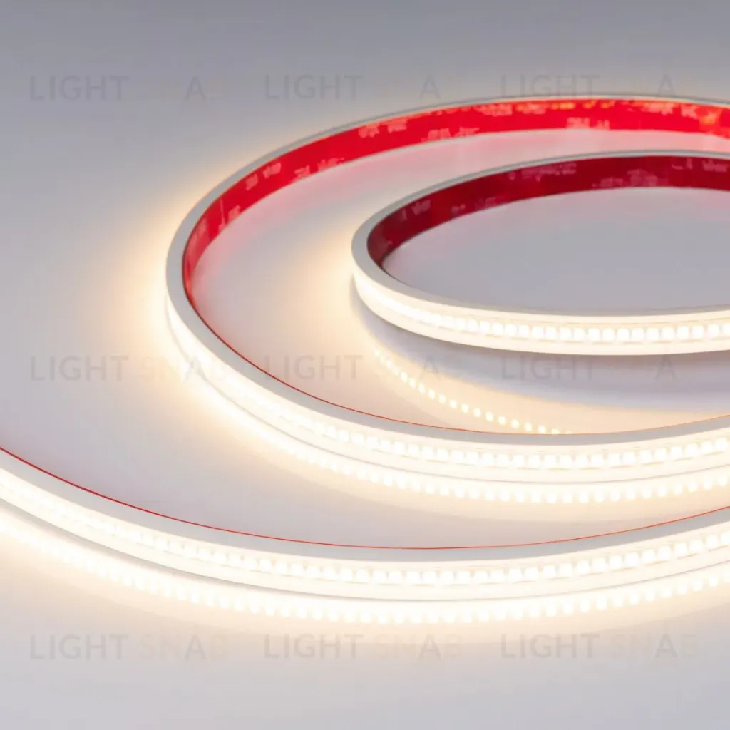 Светодиодная лента герметичная Arlight RTW-PS-A240-12mm 48V Warm3000-CX2 (23 W/m, IP67, 10m) (CRI>90) 063816 063816