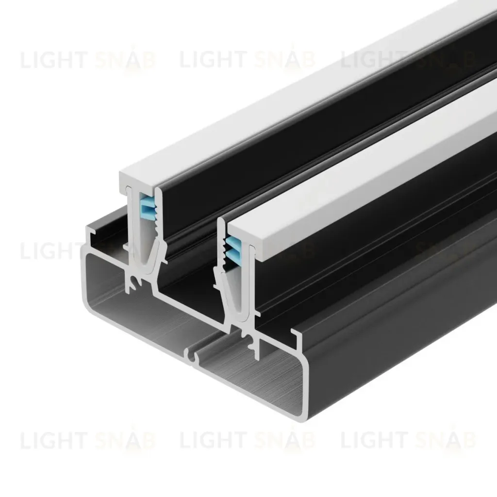 Профиль Arlight STRETCH-COMFORT-14-CEIL-CENTER-2000 BLACK (Алюминий) 065154 065154