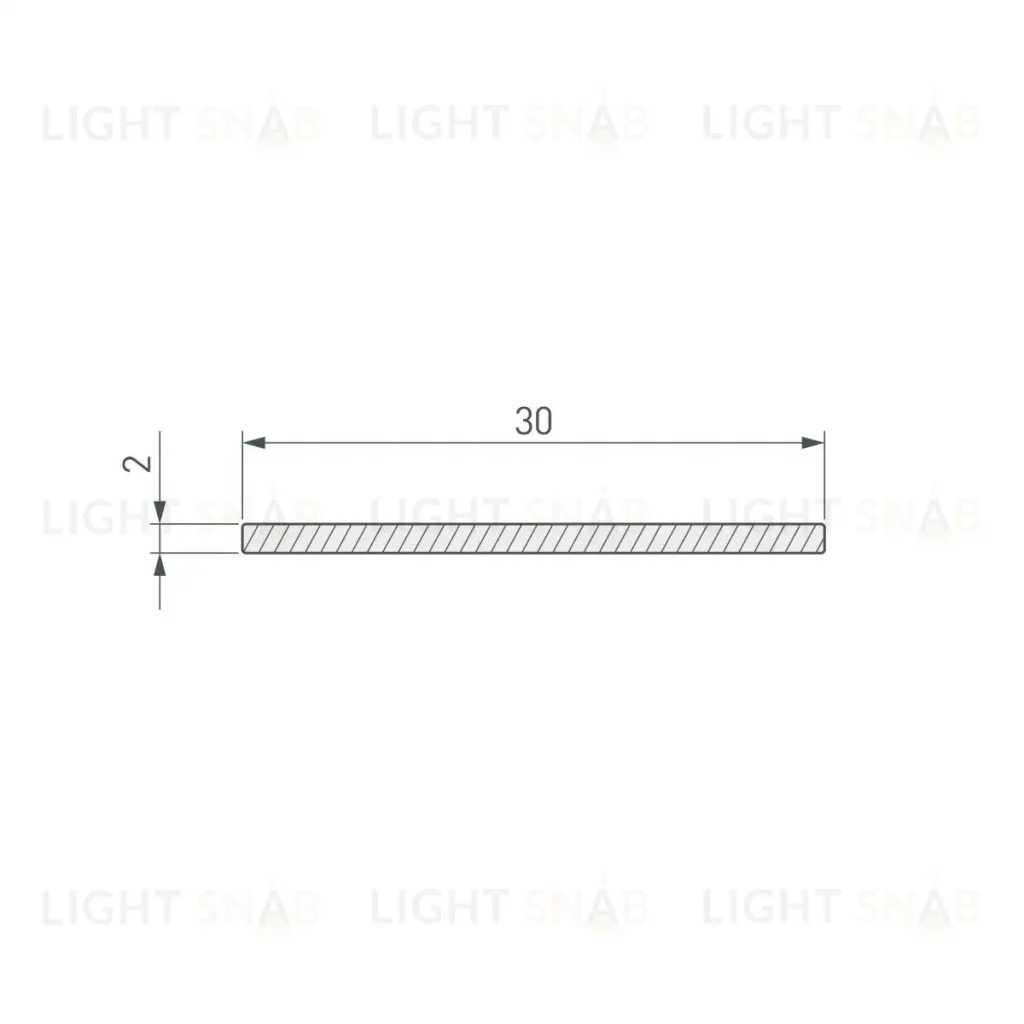 Полоса Arlight ARH-W30-3000 BLACK (Алюминий) 063287 063287