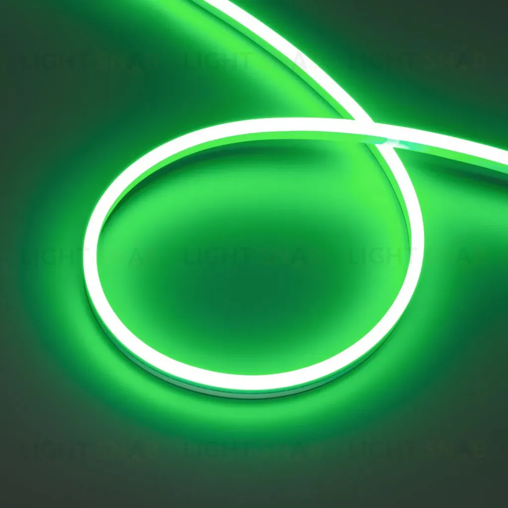 Светодиодная лента герметичная Arlight HALO-SIDE-A168-6x13mm 24V Green (10 W/m, IP67, 2835, 5m) (Силикон) 061566 061566