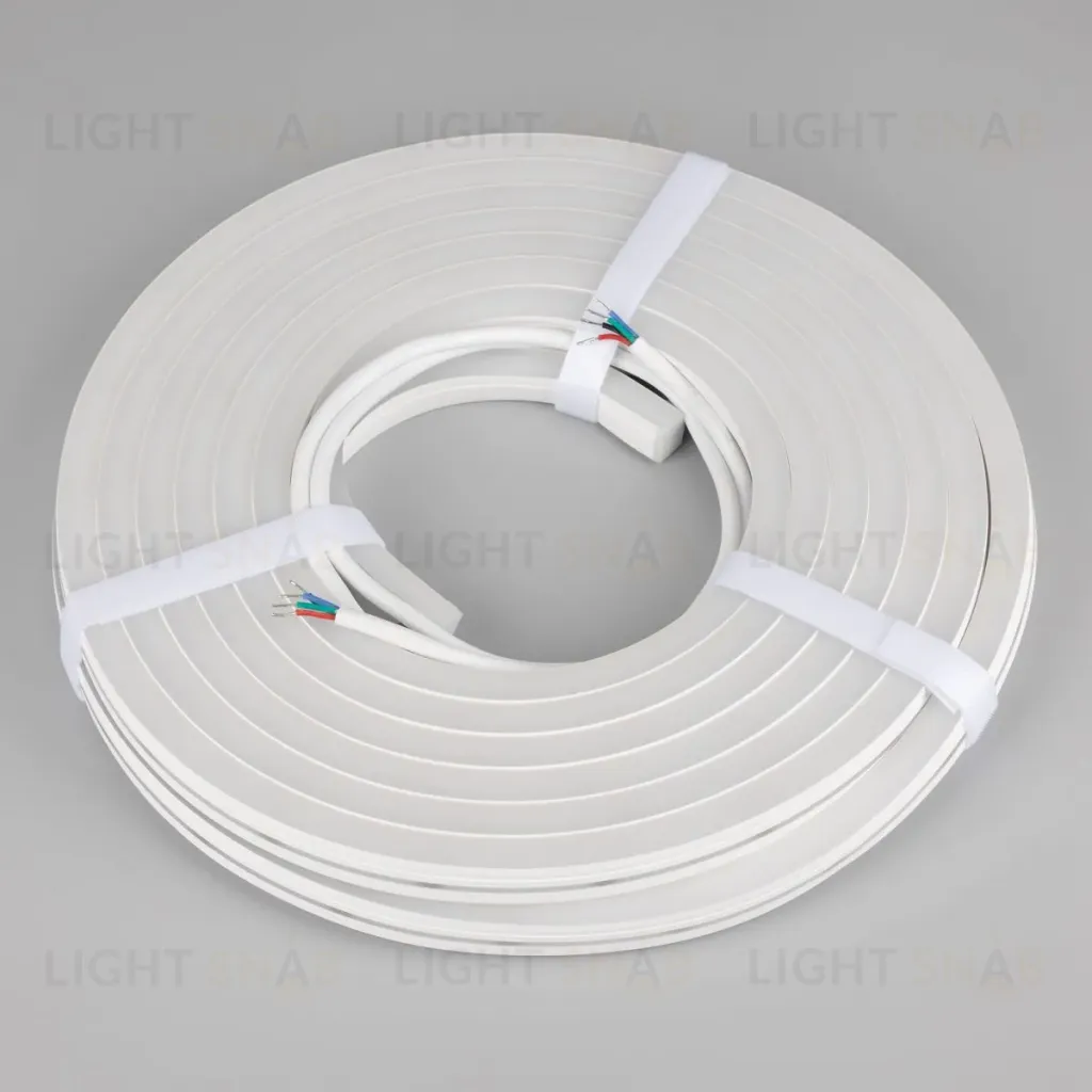 Светодиодная лента герметичная Arlight MOONLIGHT-PRO-SIDE-X360-12x17mm 24V RGB (12 W/m, IP67, 10m, wire x2) (Вывод боковой) 055317 055317