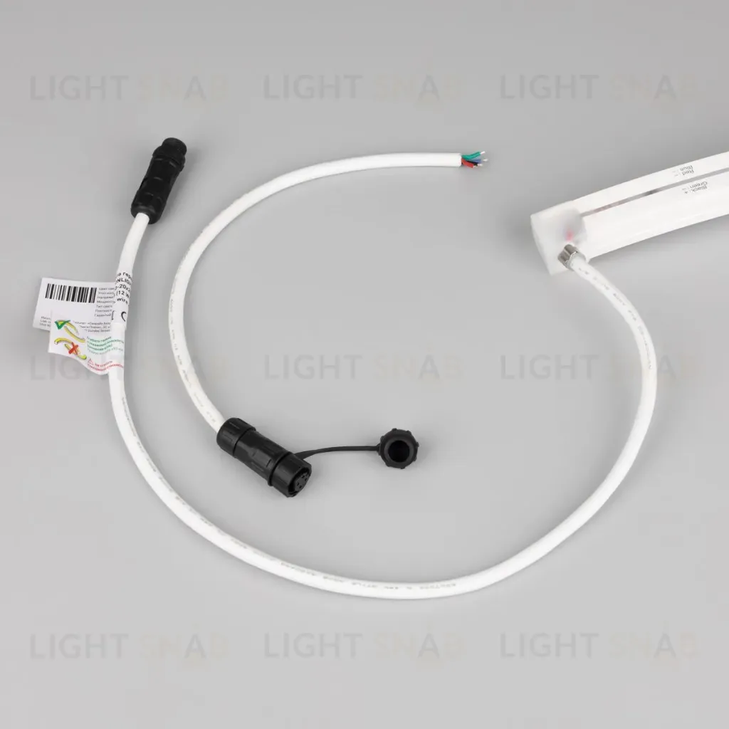 Светодиодная лента герметичная Arlight MOONLIGHT-PRO-TOP-X360-20x20mm 24V RGB (12 W/m, IP67, 10m, wire x2) (Вывод боковой) 054984 054984