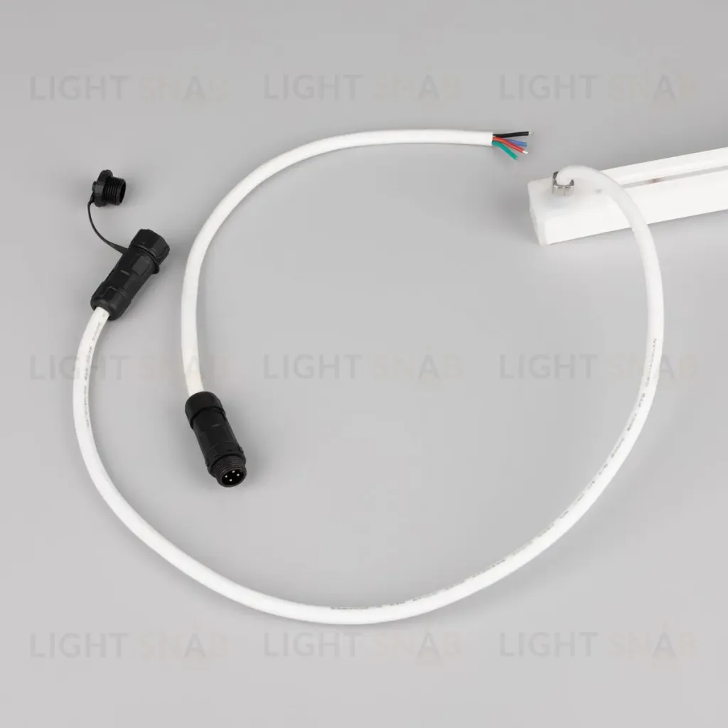 Светодиодная лента герметичная Arlight MOONLIGHT-PRO-SIDE-X360-20x20mm 24V RGB (12 W/m, IP67, 10m, wire x2) (Вывод боковой) 054983 054983