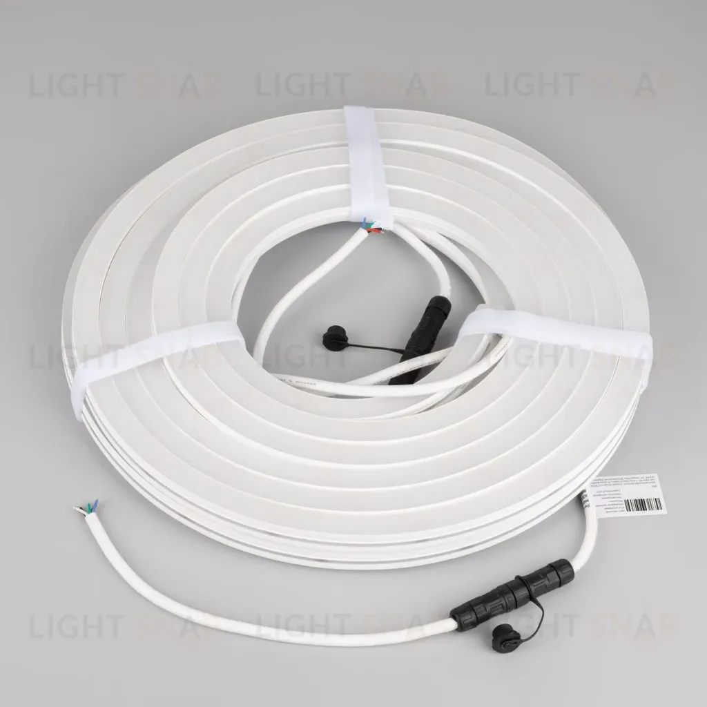 Светодиодная лента герметичная Arlight MOONLIGHT-PRO-SIDE-X336-16x16mm 24V RGBW-Warm (12 W/m, IP67, 10m, wire x2) (Вывод боковой) 054977 054977