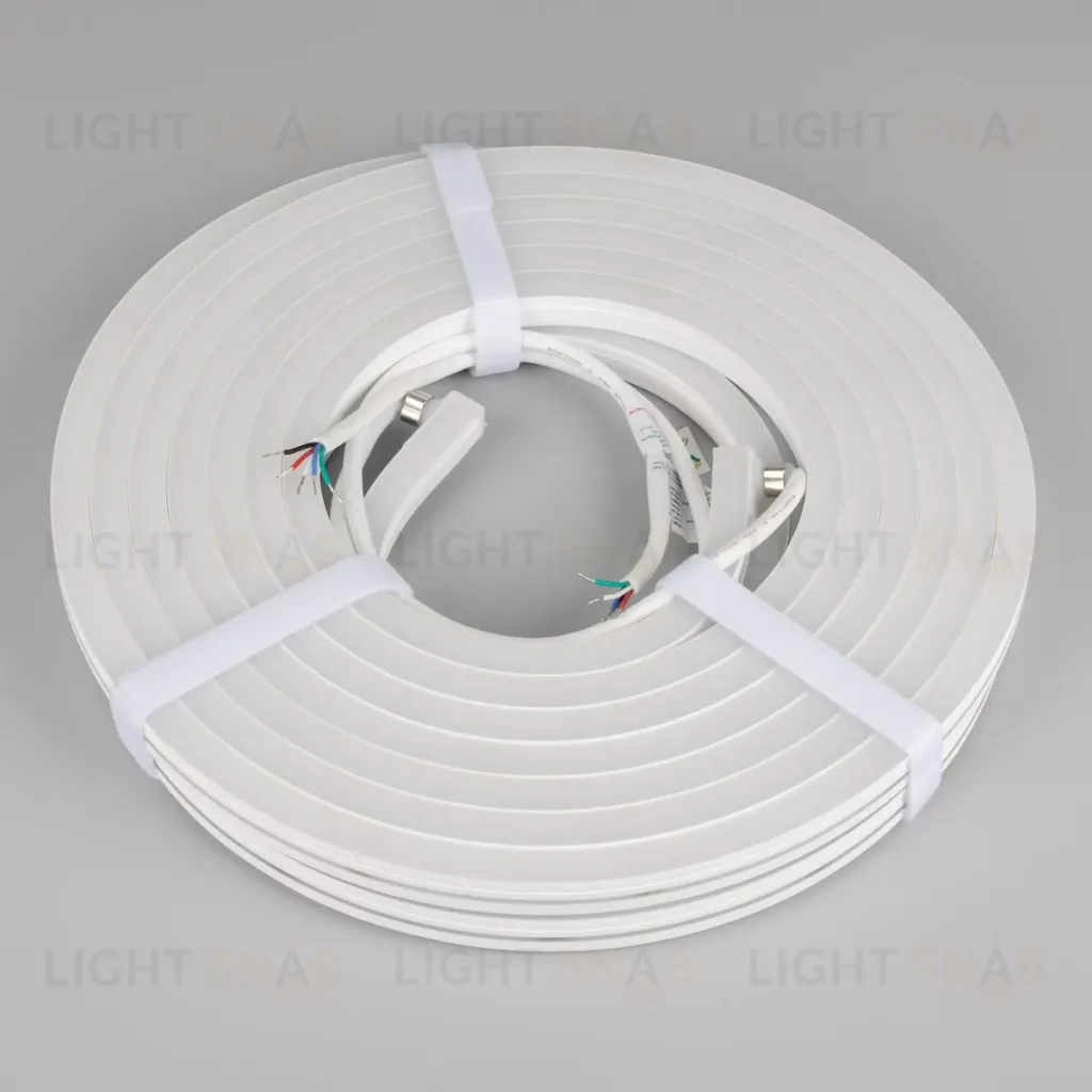 Светодиодная лента герметичная Arlight MOONLIGHT-PRO-SIDE-X336-12x17mm 24V RGBW-Day (12 W/m, IP67, 10m, wire x2) (Вывод боковой) 055318 055318