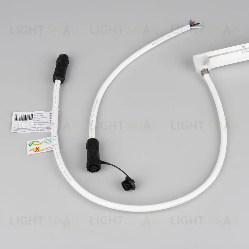 Светодиодная лента герметичная Arlight MOONLIGHT-PRO-TOP-X336-16x16mm 24V RGBW-Day (12 W/m, IP67, 10m, wire x2) (Вывод боковой) 054982 054982
