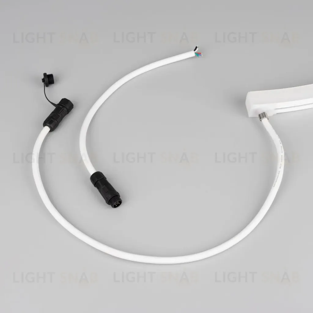 Светодиодная лента герметичная Arlight MOONLIGHT-PRO-SIDE-X336-20x20mm 24V RGBW-Day (12 W/m, IP67, 10m, wire x2) (Вывод боковой) 054985 054985