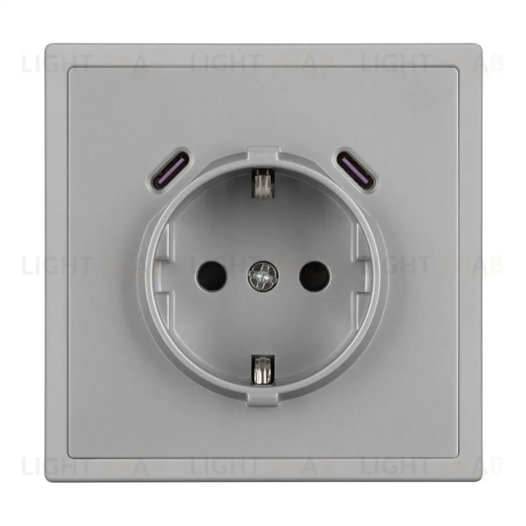 Механизм розетки с USB зарядкой Arlight SCT-NOBE-MUCC-SFPL-IS (230V, 16A) 061817 061817