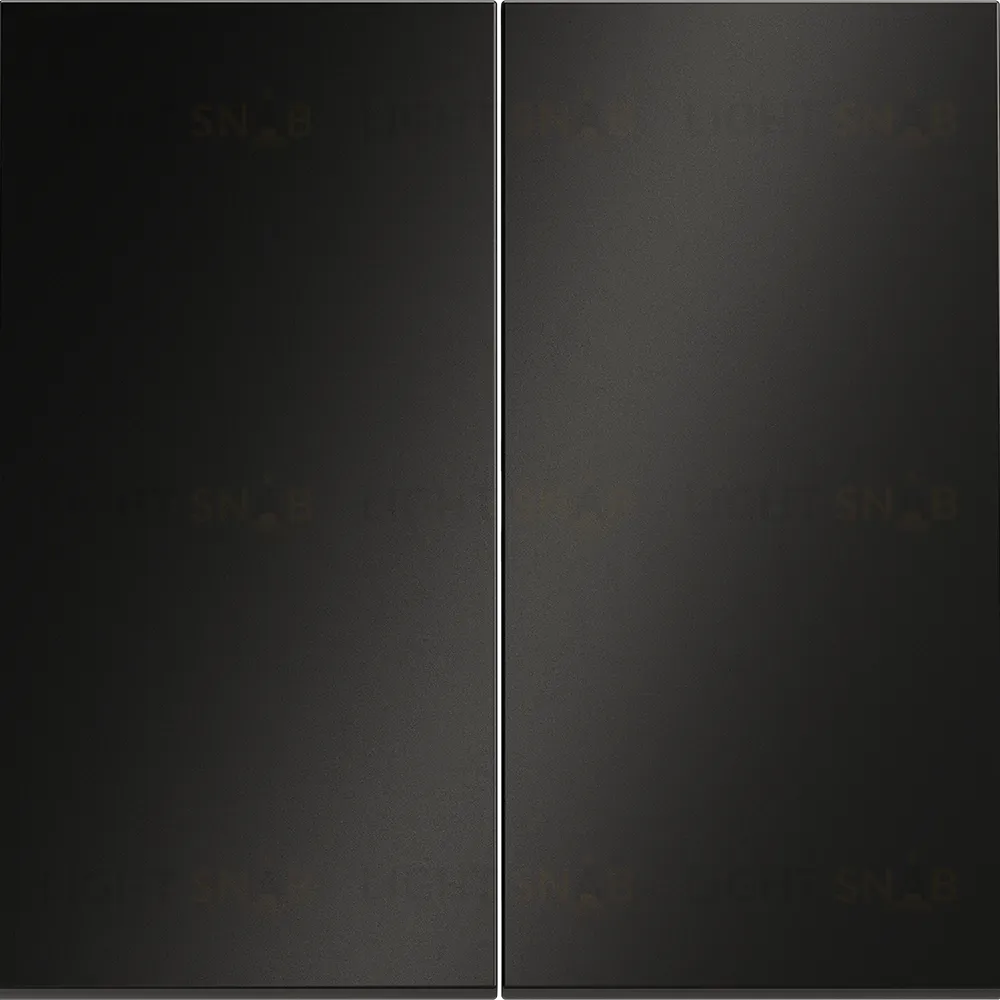 Клавиши для выключателя/переключателя двухклавишного S70 Metal (антрацит) Voltum VLSM000312 VLSM000312
