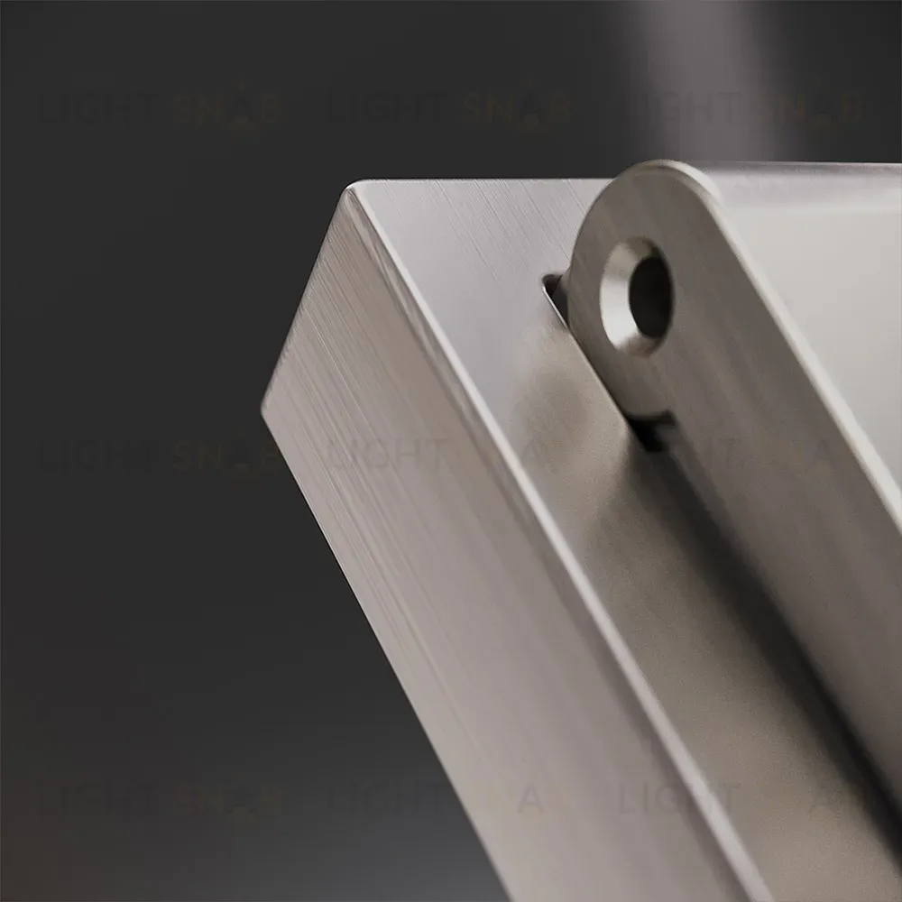 Накладка для розетки с заземлением защитными шторками и крышкой S70 Metal (никель) Voltum VLSM000811 VLSM000811
