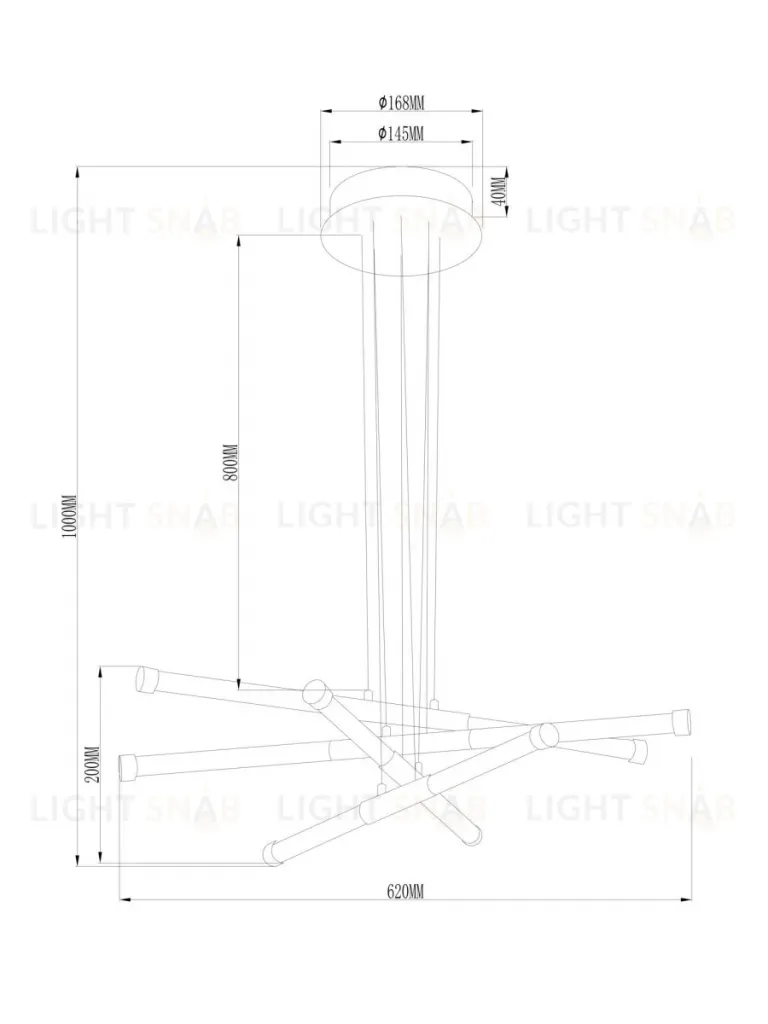 Подвесной светильник Freya Vibe FR6098PL-L64BZ FR6098PL-L64BZ