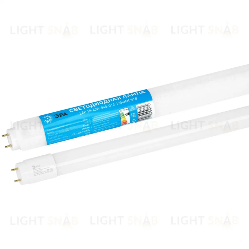 Лампа светодиодная ЭРА RED LINE LED T8-40W-840-G13-1200mm Б0071252 Б0071252