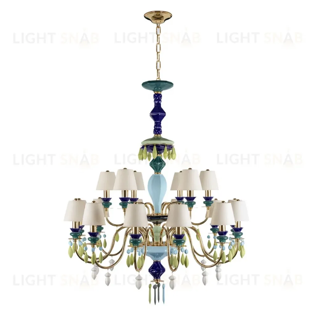 Подвесная люстра Loft IT Grace 10203/12+6 Green 10203/12+6 Green
