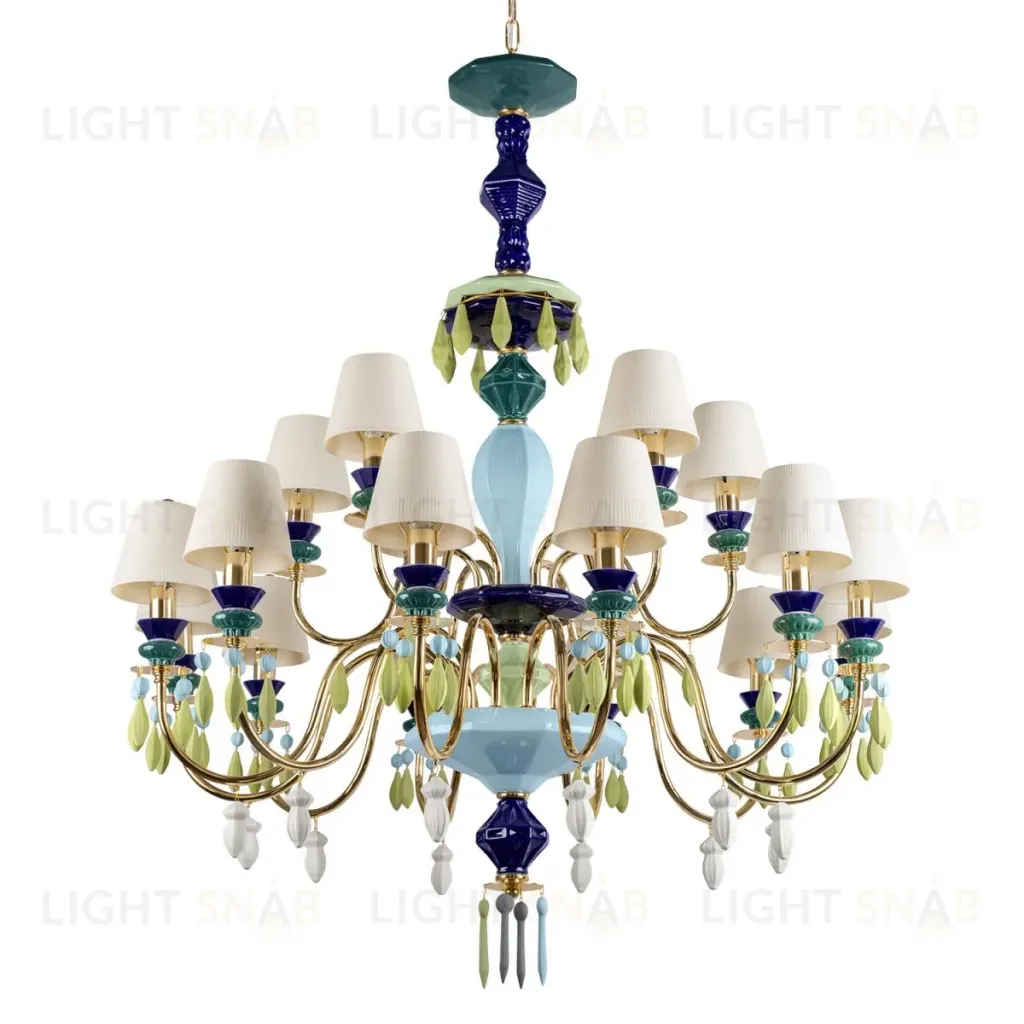 Подвесная люстра Loft IT Grace 10203/12+6 Green 10203/12+6 Green