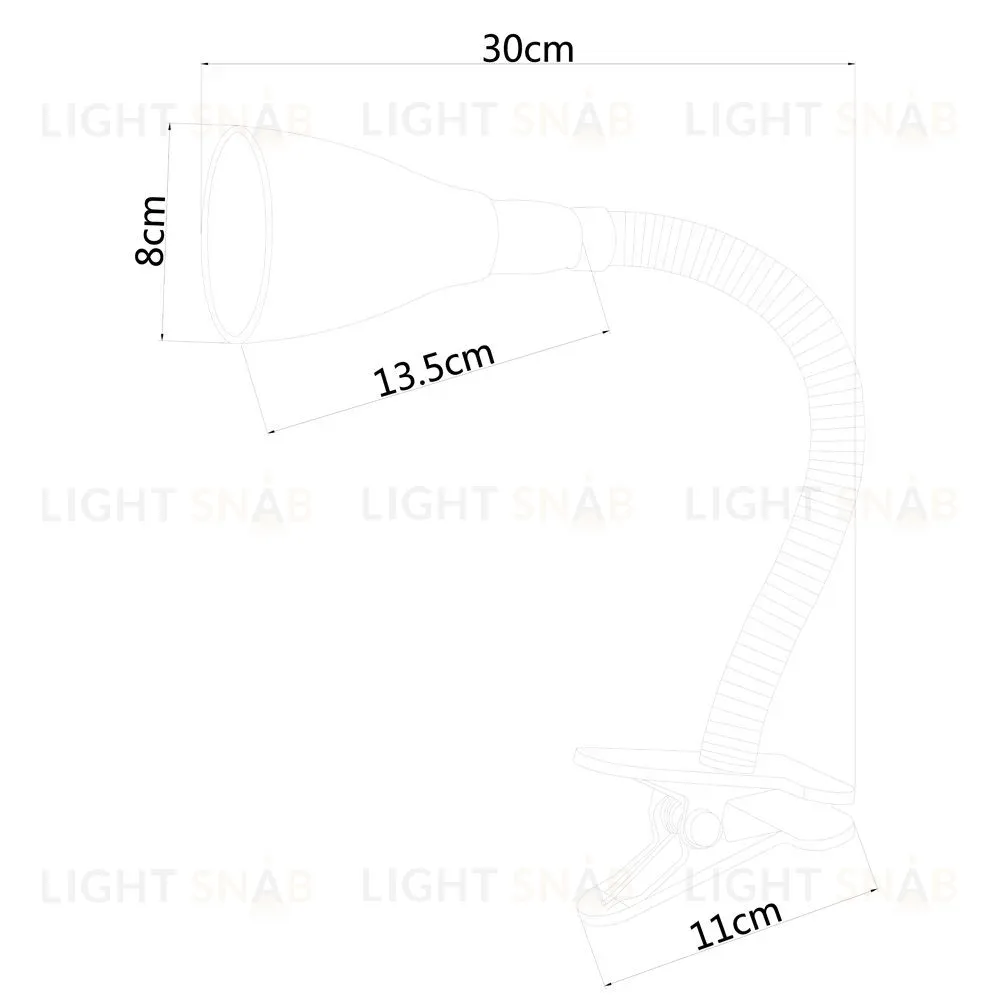 Настольная лампа Arte Lamp Cord A1210LT-1WH A1210LT-1WH