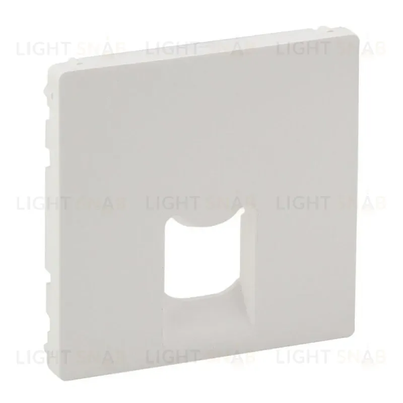 Лицевая панель Legrand Valena Life розетки телефонной RJ-11/Ethernet RJ-45 белая 755410 755410