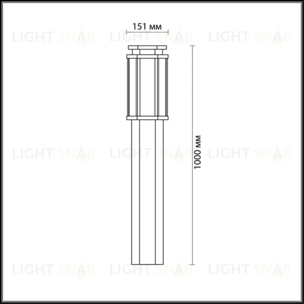Уличный светильник Odeon Light Gino 4048/1F 4048/1F