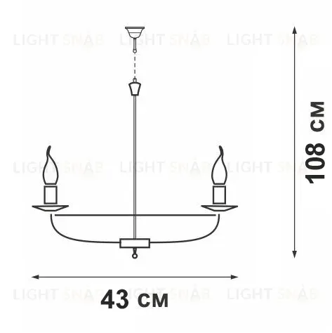 Подвесная люстра Vitaluce V1166/5 V1166/5