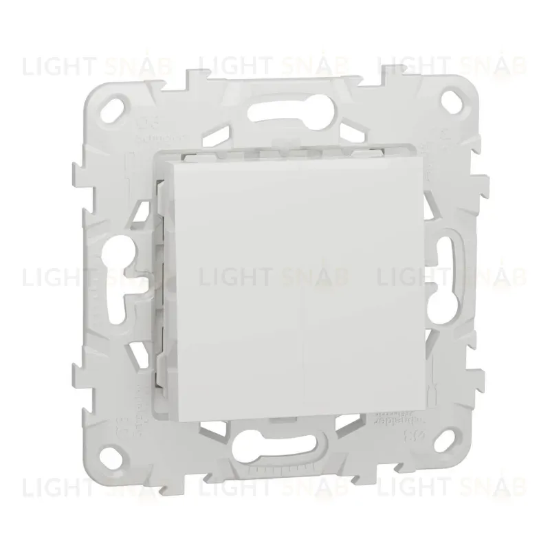 Переключатель двухклавишный Schneider Electric Unica New NU521318 NU521318