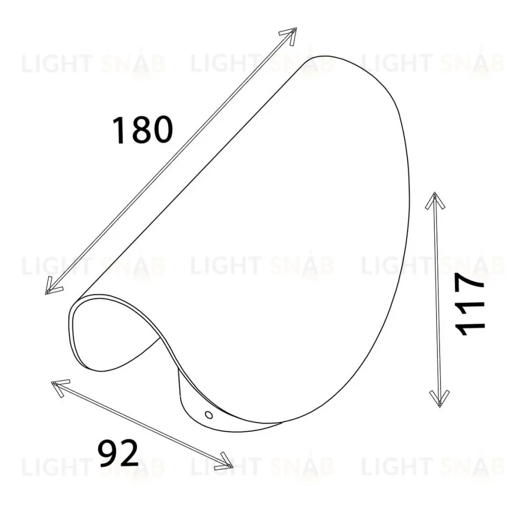 Уличный настенный светодиодный светильник Elektrostandard Taco 1632 Techno Led черный 4690389167256 4690389167256