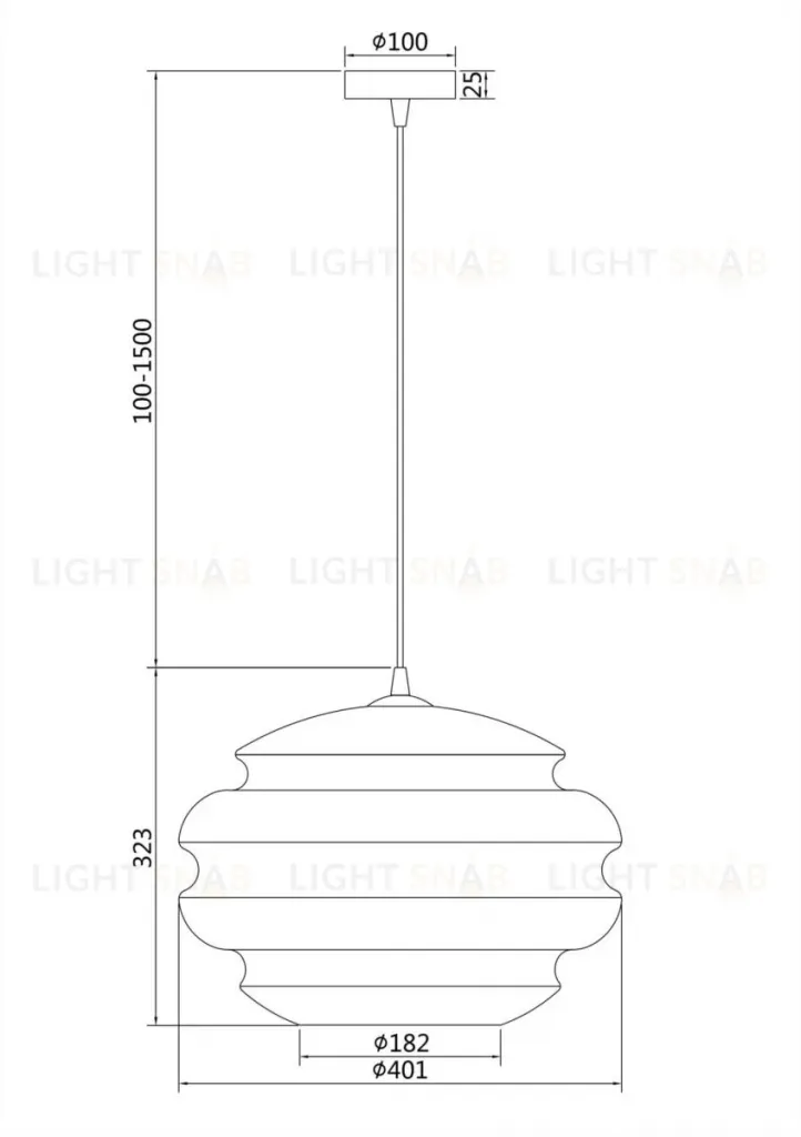 Подвесной светильник Maytoni Ruche P078PL-01SG P078PL-01SG