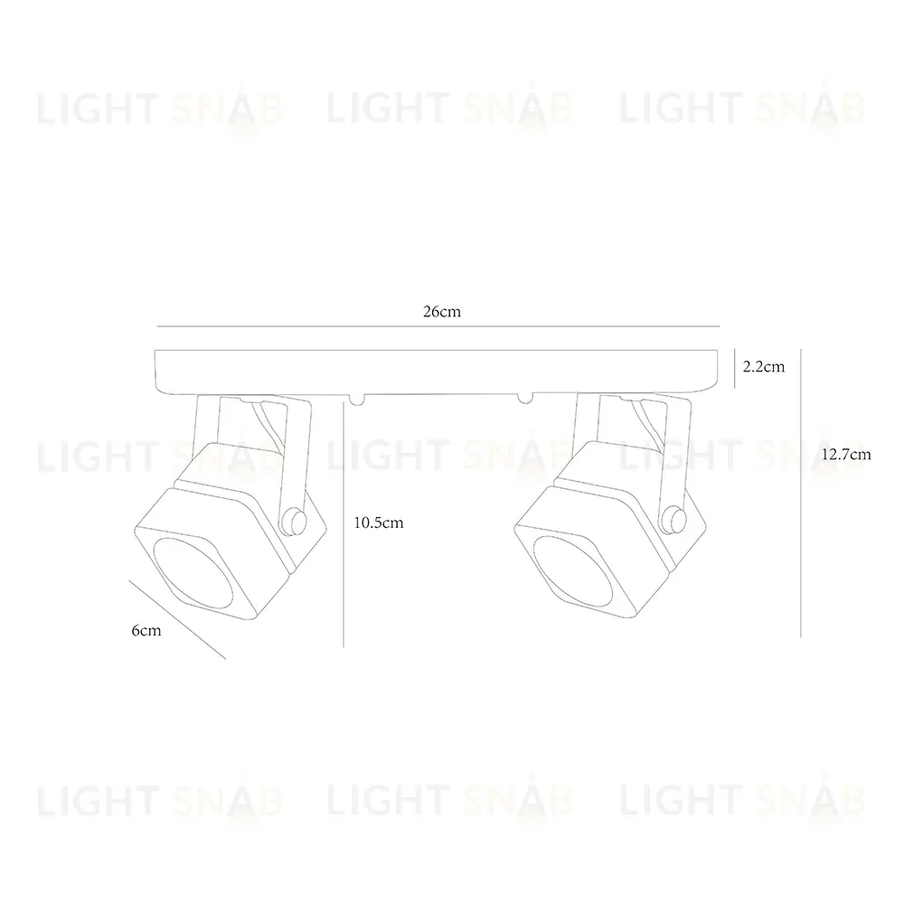 Спот Arte Lamp Misam A1315PL-2BK A1315PL-2BK