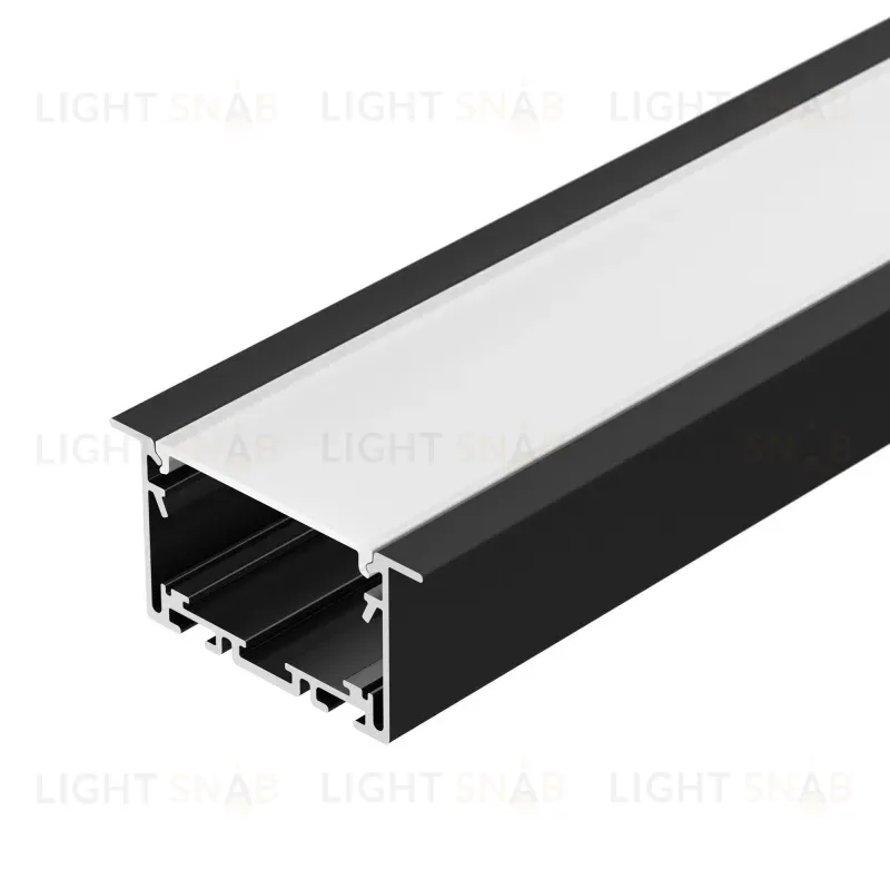 Алюминиевый профиль Arlight S2-Linia69-F-2500 Seamless Black 033534 033534
