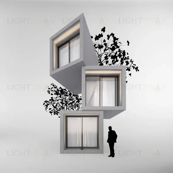 Уличный настенный светильник Arlight LGD-Stripe-3W Day4000 034980 034980