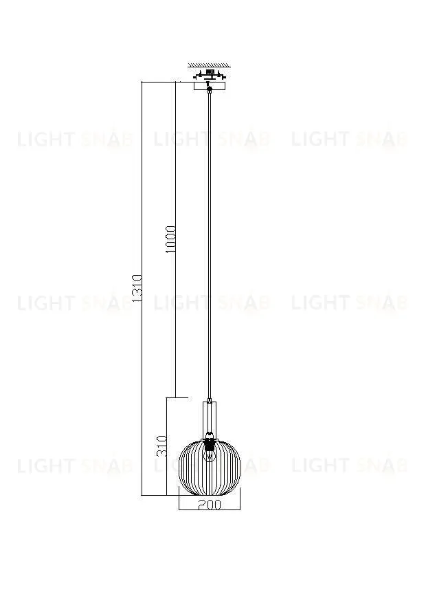 Подвесной светильник Freya New Series 012 FR8012PL-01BS FR8012PL-01BS