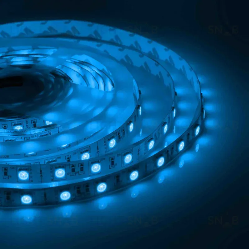 Светодиодная лента Apeyron 12В СТ 7,2Вт/м smd5050 30д/м IP20 5м RGB 00-38 00-38