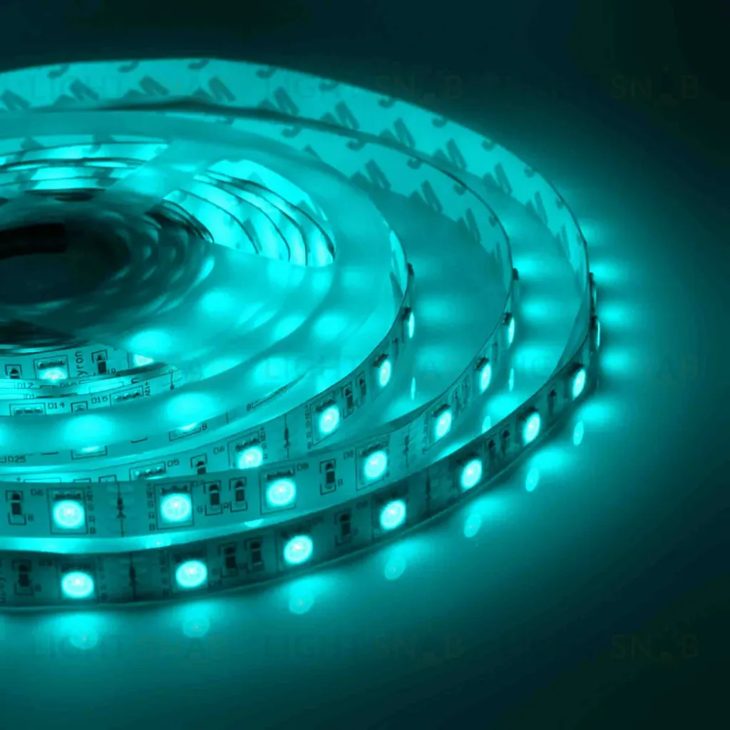 Светодиодная лента Apeyron 12В СТ 7,2Вт/м smd5050 30д/м IP20 5м RGB 00-38 00-38