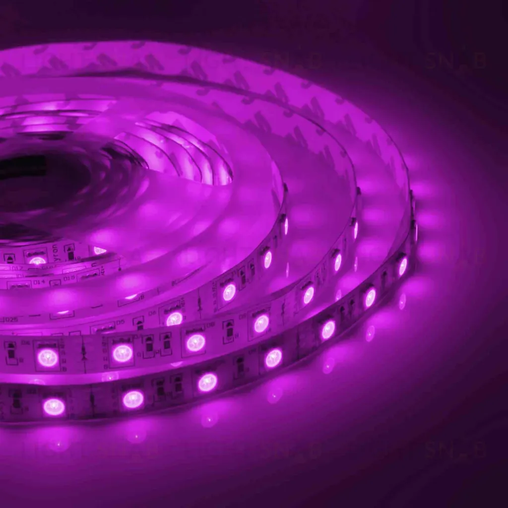 Светодиодная лента Apeyron 12В СТ 7,2Вт/м smd5050 30д/м IP20 5м RGB 00-38 00-38