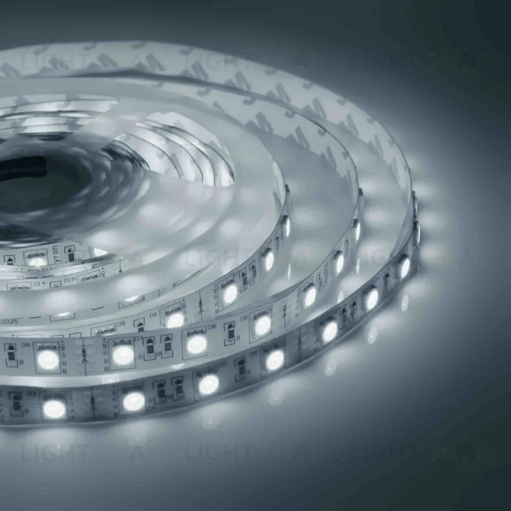 Светодиодная лента Apeyron 12В СТ 7,2Вт/м smd5050 30д/м IP20 5м RGB 00-38 00-38