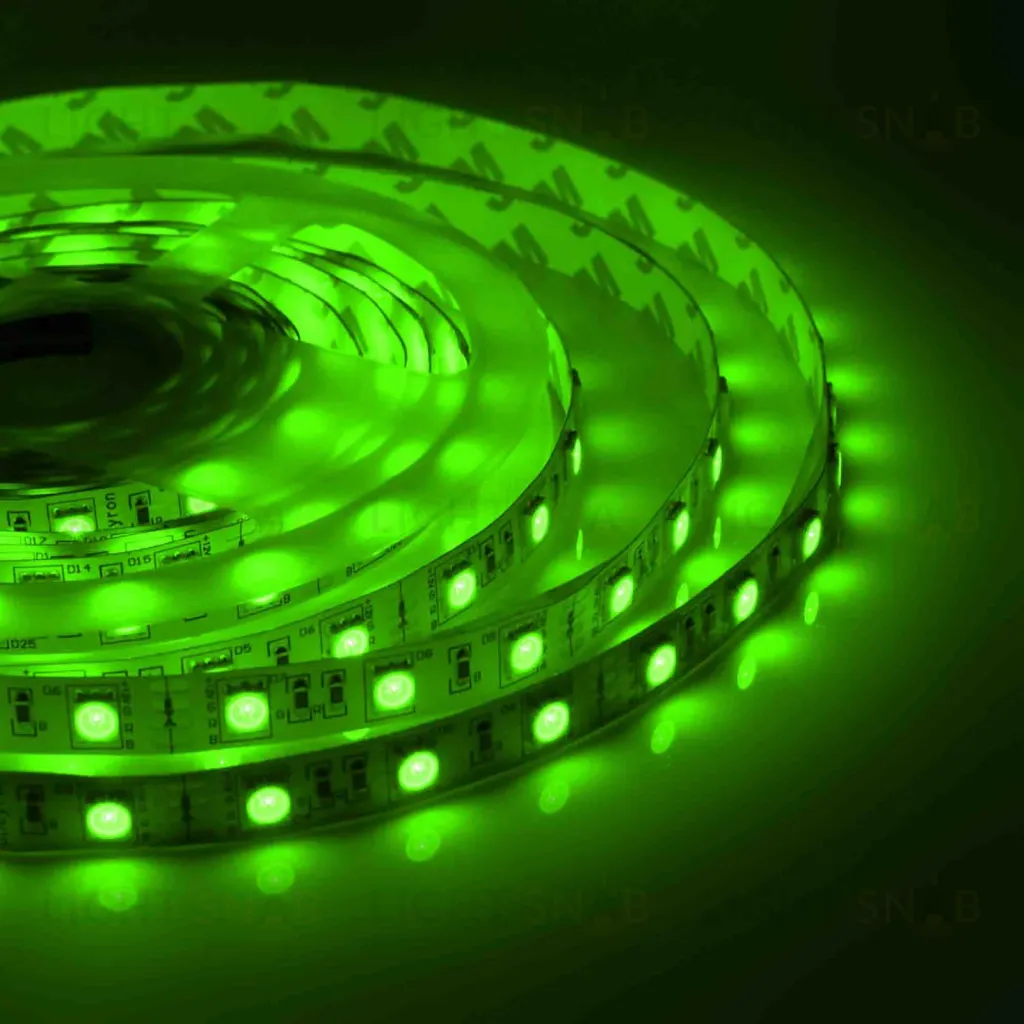 Светодиодная лента Apeyron 12В СТ 7,2Вт/м smd5050 30д/м IP20 5м RGB 38BL 38BL
