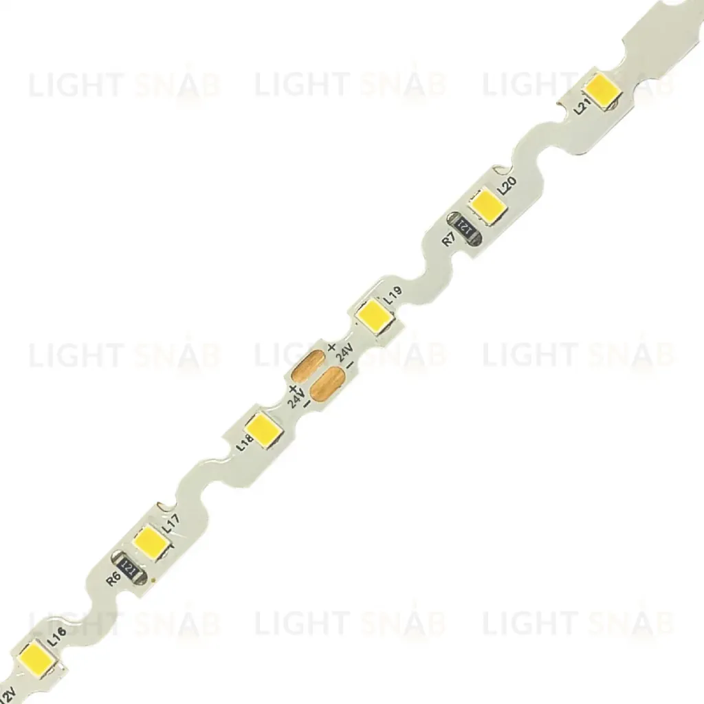 Светодиодная лента Apeyron 24В 8Вт/м smd2835 60д/м IP20 700Лм/м 5м 3000К 00-349 00-349
