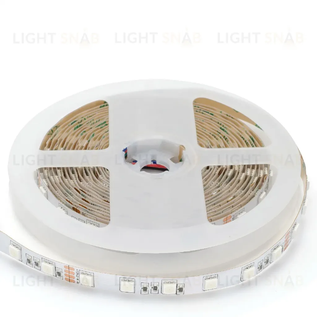 Светодиодная лента Apeyron 24В 14,4Вт/м smd5050 60д/м IP20 5м RGB 00-337 00-337