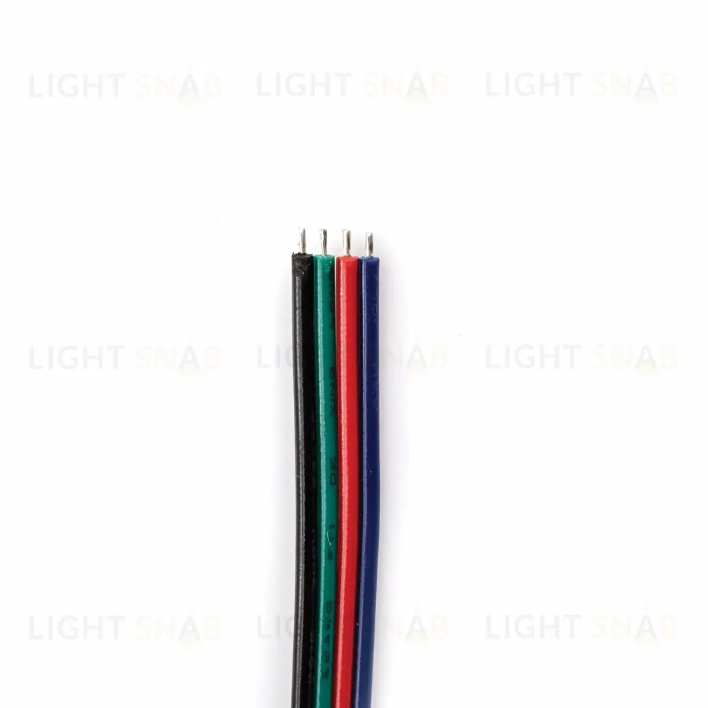 Коннектор для подключения Apeyron ленты 10мм (5050 RGB), провод 150мм 09-03 09-03