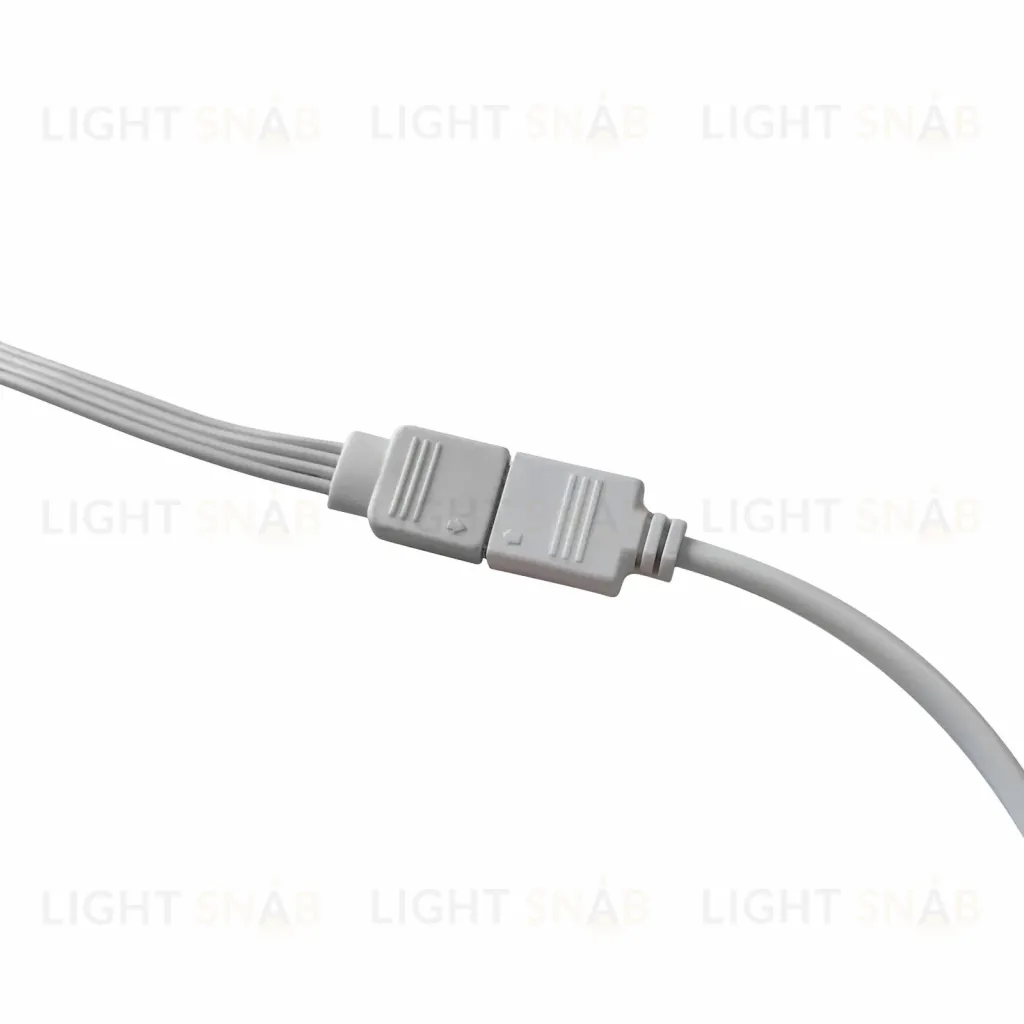 Коннектор для соединения RGB/CCT ленты Apeyron 10мм с контроллером RGB/CCT 09-04 09-04