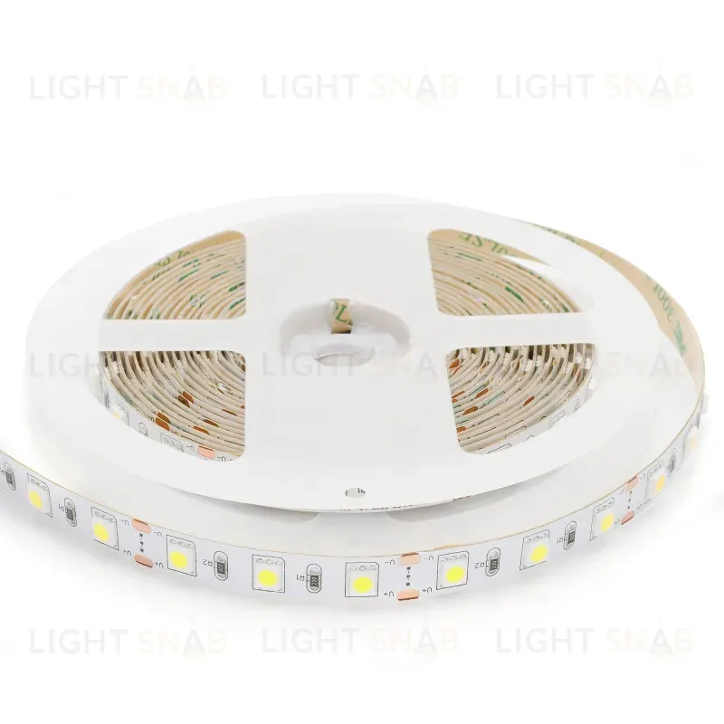 Комплект светодиодной ленты Apeyron 12В 14.4Вт/м smd 5050 60 д/м IP20 2,5м 6500K (блок, коннектор) 10-12 10-12
