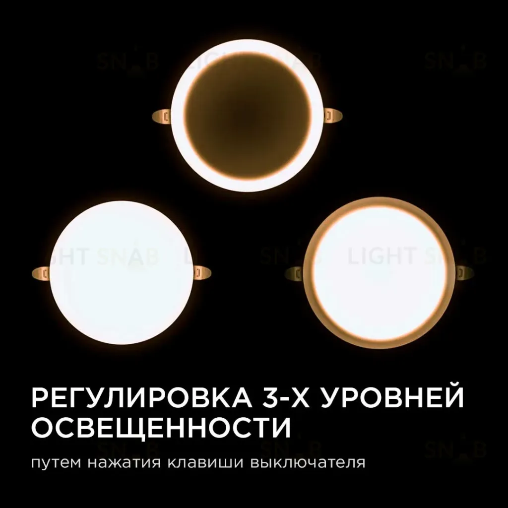 Встраиваемая светодиодная панель безрамочная Apeyron FLP 06-108 06-108