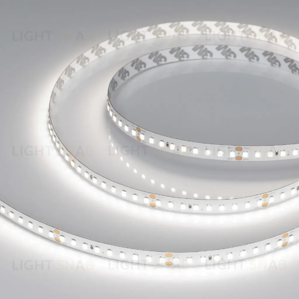 Светодиодная лента Arlight RT-A144-10mm 24V White6000 7.7 W/m, IP20, 2835, 5m 038783 038783