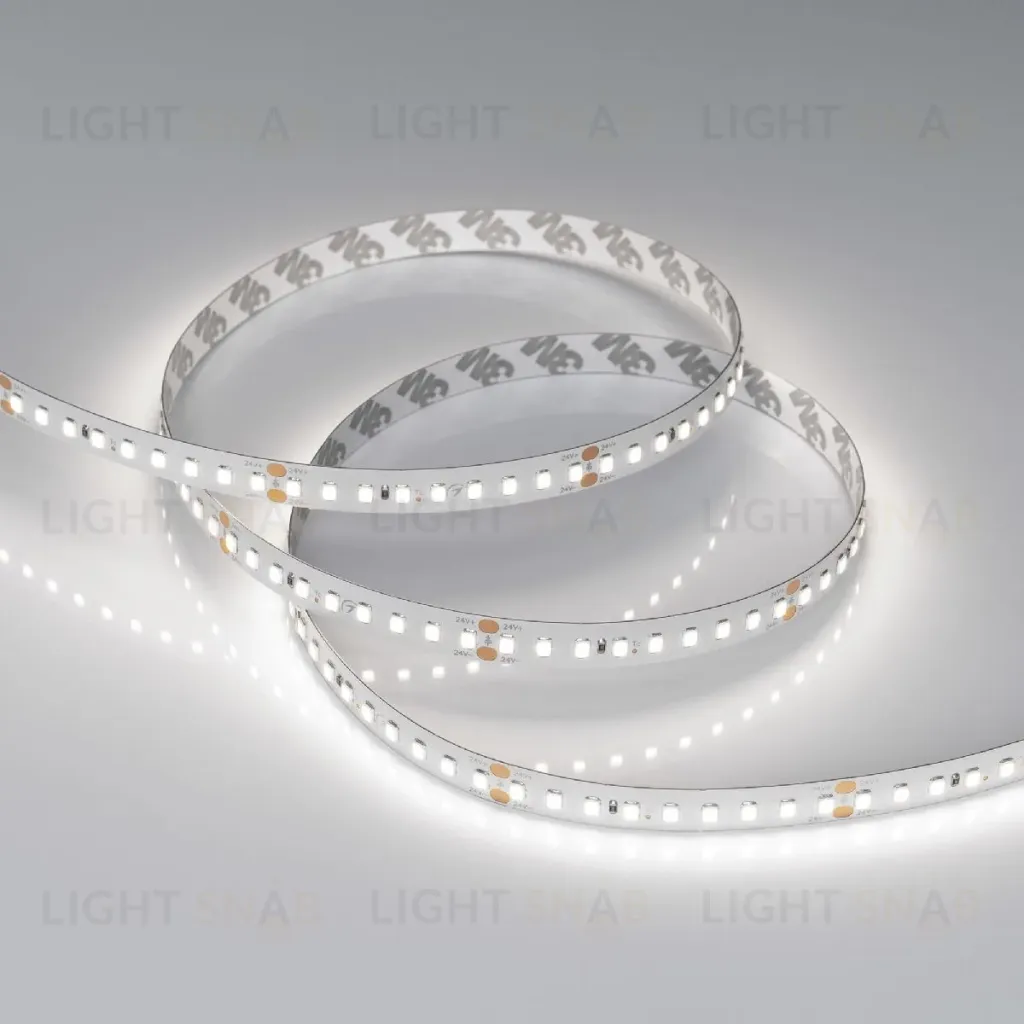 Светодиодная лента Arlight RT-A144-10mm 24V White6000 7.7 W/m, IP20, 2835, 5m 038783 038783