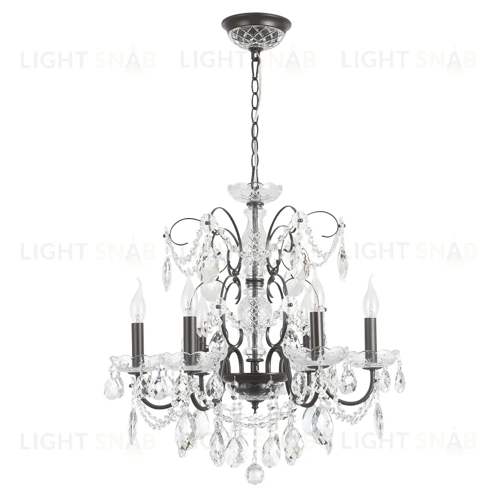 Подвесная люстра Crystal Lux ODELIS SP6 BROWN ODELIS SP6 BROWN